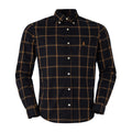 Men's RL Shirt Plaid - Black Orange