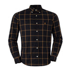 Men's RL Shirt Plaid - Black Orange