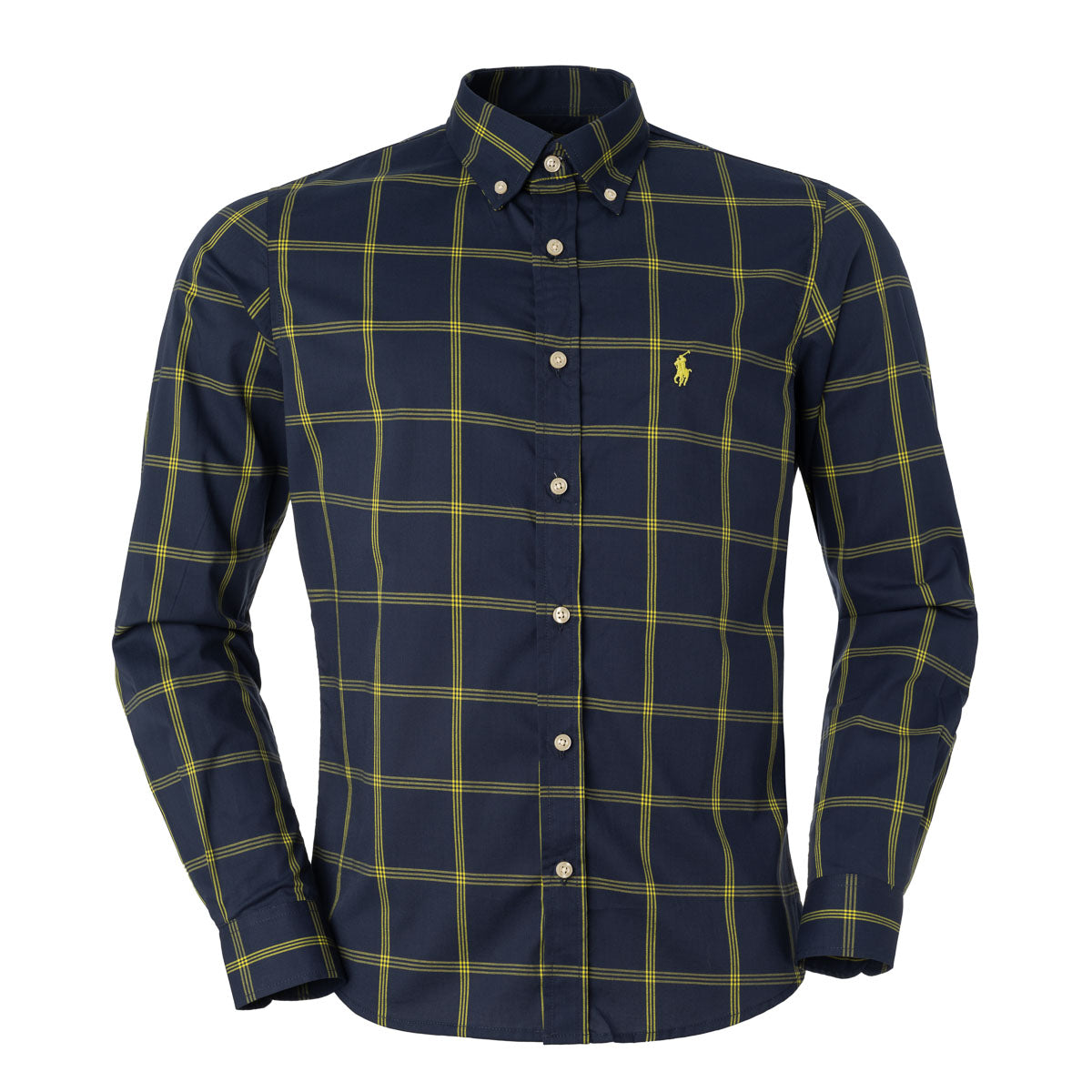 Men's RL Shirt Plaid - Navy Green