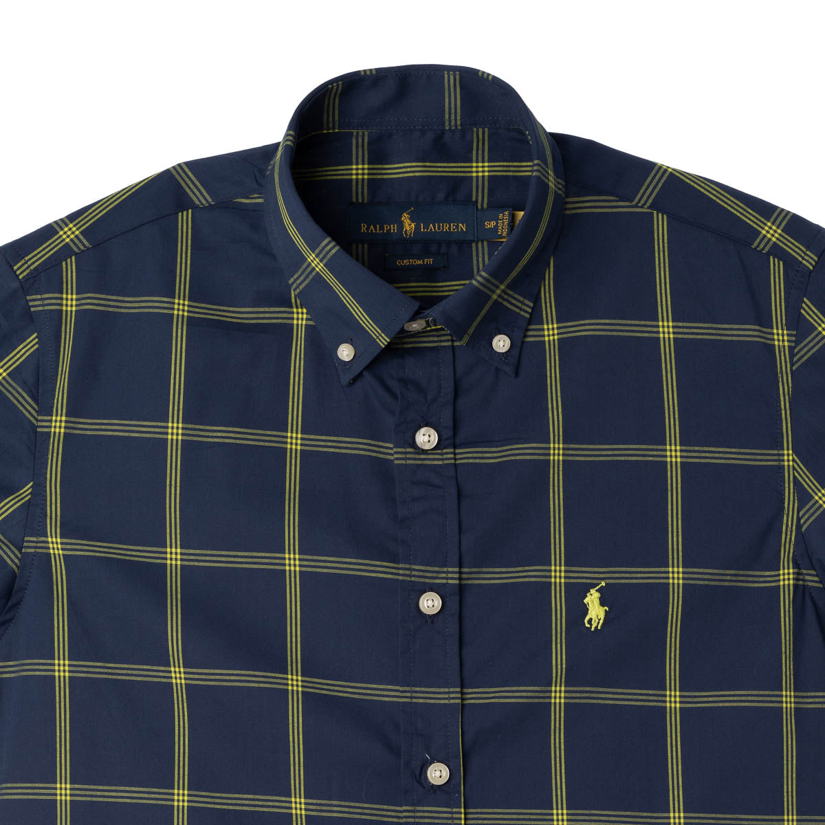 Men's RL Shirt Plaid - Navy Green