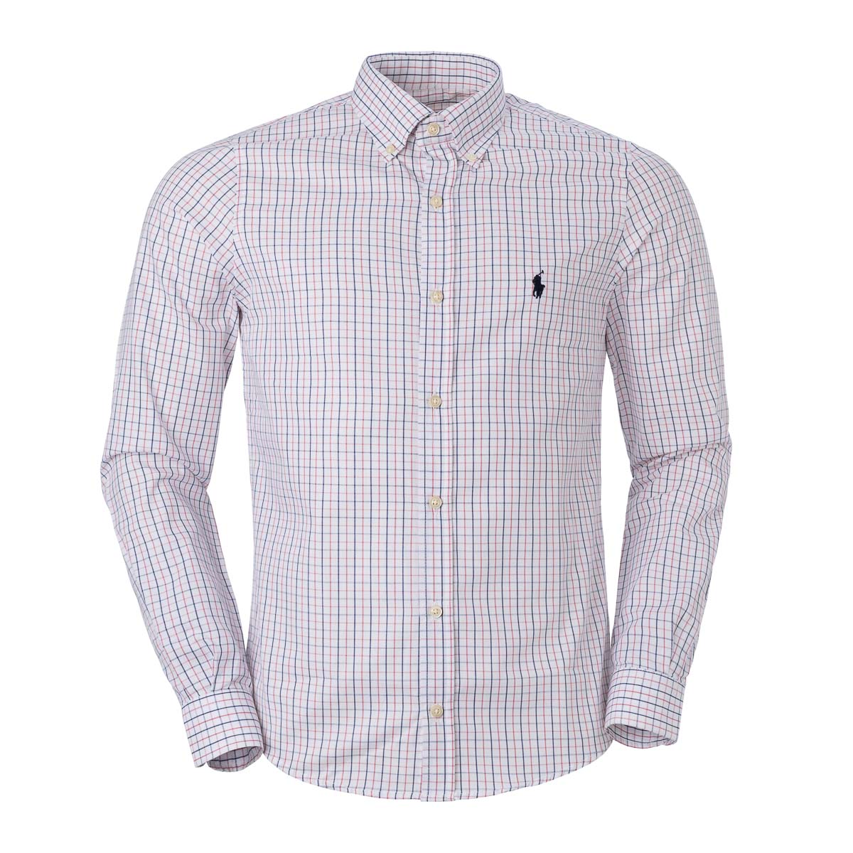 Men's RL Shirt Plaid Milan - Red