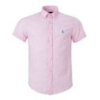 Men's RL Shirt Custom Fit Linen - Pink