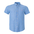 Men's RL Shirt Linen Short-Sleeve - Light Blue