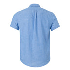 Men's RL Shirt Linen Short-Sleeve - Light Blue