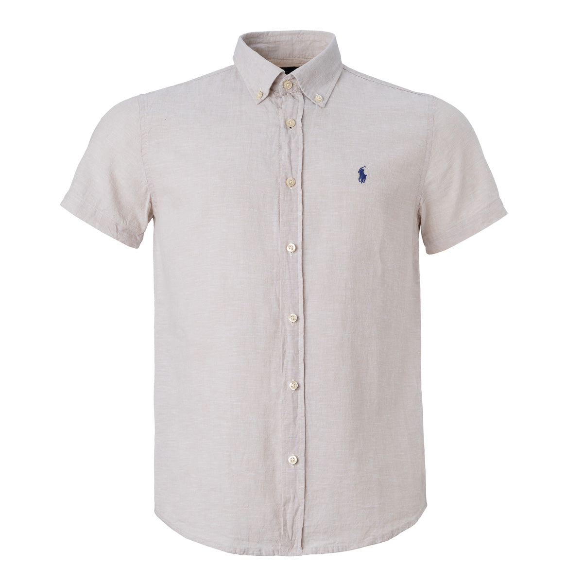 Men's RL Shirt Linen Short-Sleeve - Natural
