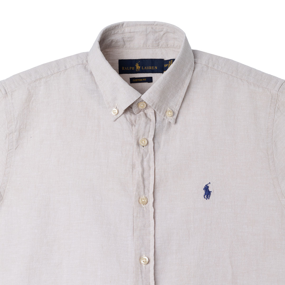 Men's RL Shirt Linen Short-Sleeve - Natural